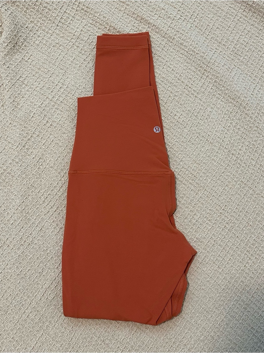 lululemon athletica rust orange leggings